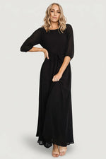 Rebecca Maxi Dress | Black