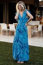 Kaia Button Maxi Dress | Blue Print