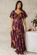 Caterina Maxi Dress | Purple Floral