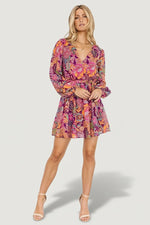 Newark Mini Dress | Purple Multi