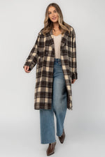 Eira Coat | Brown Plaid