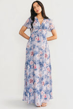 Promise Maxi Dress | Dusty Blue Floral