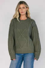 Mona Knit Sweater | Olive