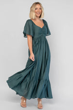 Anisa Midi Dress | Emerald