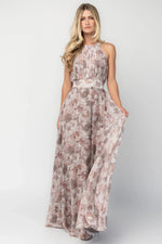 Tinsley Metallic Maxi Dress | Dusty Mauve