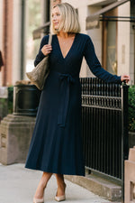 Caroline Midi Dress | Navy