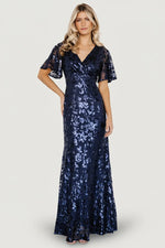 Esme Sequin Dress | Navy