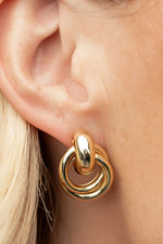 Abby Statment Earrings | Gold