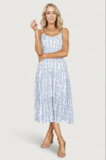 Thebes Tank Midi Dress | Blue Print