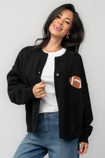 Game Day Cardigan | Black