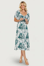 Cadence Midi Dress | Jade Floral
