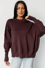 Jeremiah Knit Sweater | Dark Plum