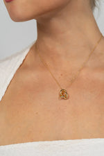 Infinity Knot Pendant Necklace | Gold