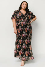 Ardley Maxi Dress | Black Multi Floral