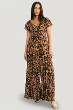 Katalina Jumpsuit | Leopard Print