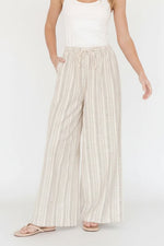 Antale Pants | Natural Multi Stripe