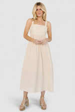 Mia Tie Back Dress | Natural