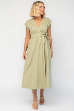 Maylee Midi Dress | Light Olive