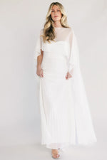 Serafina Strapless Gown | Off White