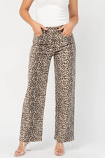 Roxie Straight Leg Jean | Vintage Leopard