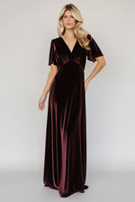 Vivian Velvet Maxi Dress | Clove