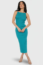 Natia Tank Dress | Teal