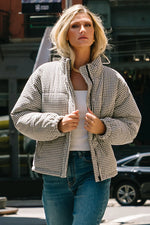 Vivienne Coat | Black + White Gingham