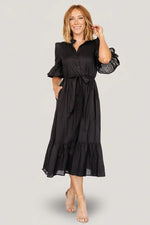 Mirielle Midi Dress | Black