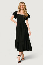 Buttercup Midi Dress | Black
