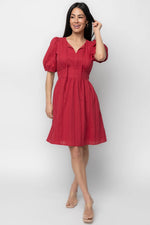 Hayley Short Dress | Red