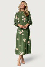 Karalie Maxi Dress | Green Floral