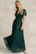 Noelle Maxi Dress | Dark Green
