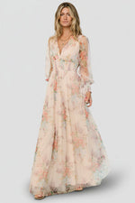 Layla Tulle Maxi Dress | Romantic Floral