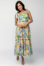 Torres Midi Dress | Multi Floral