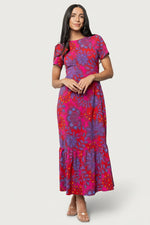 Gwen Maxi Dress | Fuchsia Print