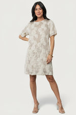 Rhea Sequin Short Dress | Ivory