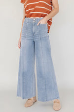 Emmi Mid Rise Wide Leg Jeans | Medium Wash