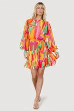 Tavana Short Dress | Multi Print