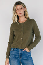 Sable Cardigan | Deep Olive