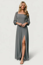 Giselle Maxi Dress | Dusty Blue