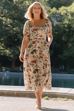Charlotte Midi Dress | Sage Floral
