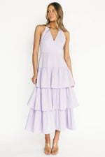 Savannah Tiered Maxi Dress | Light Purple