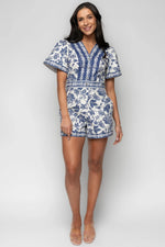 Rafaela Romper | Blue Print