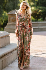 Adira Maxi Dress | Green Floral