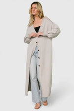 Ethel Long Cardigan | Gray