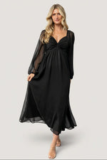 Dione Midi Dress | Black