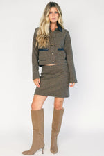 Gracey Set | Navy + Tan