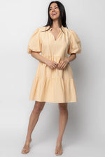 Sadie Short Dress | Creamsicle
