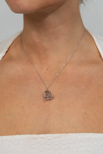 Infinity Knot Pendant Necklace | Silver