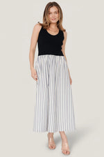 Marbella Tank Dress | Navy Stripe